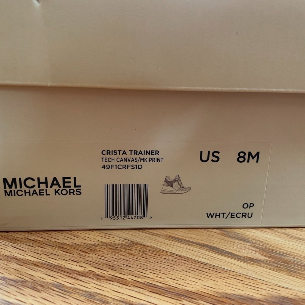 Crista Mixed-Media Trainer from Michael Kors - Picture 8 of 9